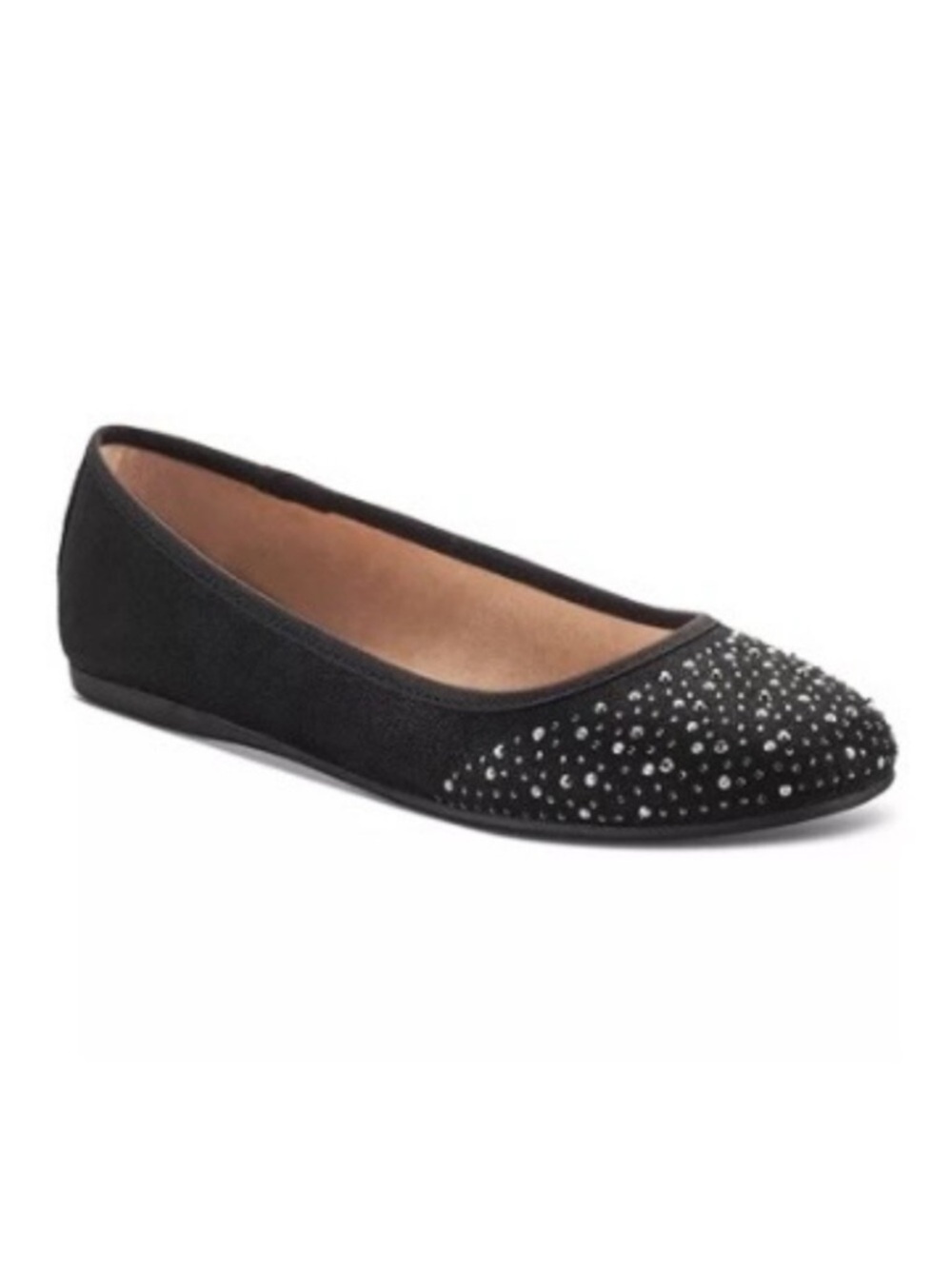Macy's Style & Co Angelynn Rhinestone Glitter Ballet Flats Size 5